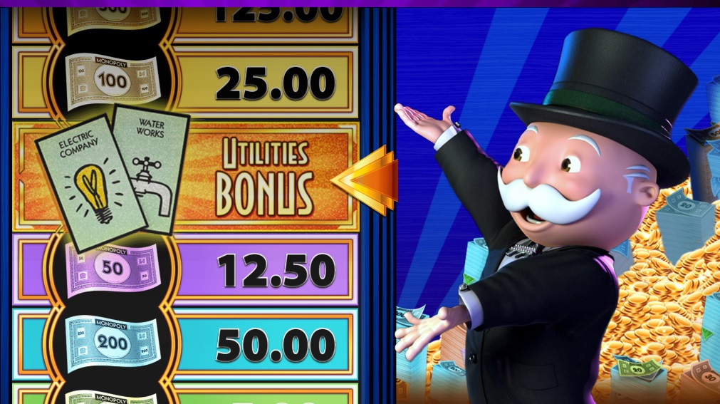 monopoly big money reel slot